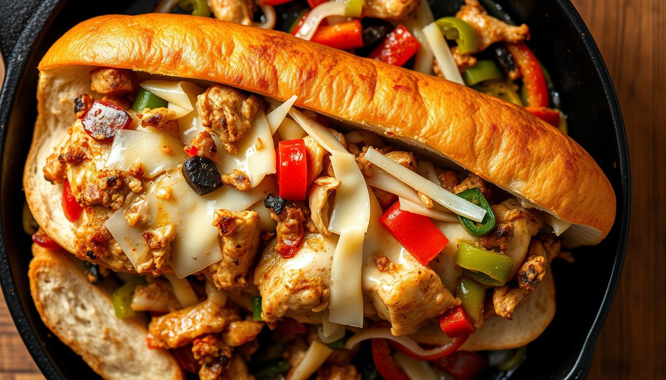 chicken philly cheese steak recipe