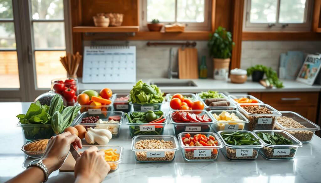 meal prepping for the week